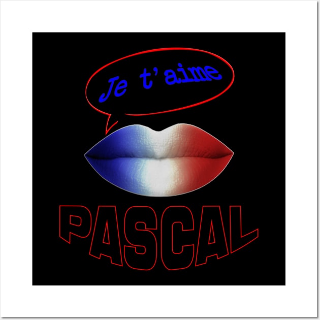 JE TAIME FRENCH KISS PASCAL Wall Art by ShamSahid